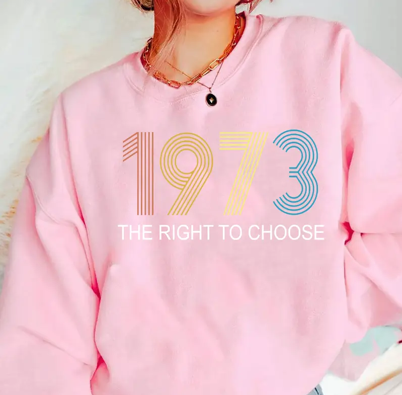 Women's Right to Choose, Vintage Defend Roe 1973 Pro-Choice Shirt, Women's Fundamental Rights T-Shirt. Feminist Tees,Pro Choice T-Shirt,1973