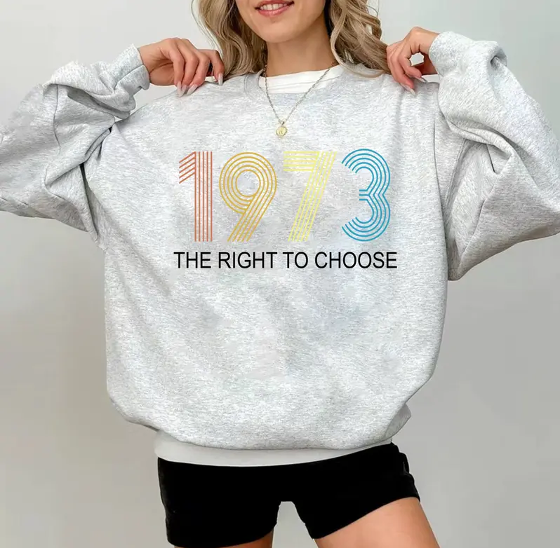 Women's Right to Choose, Vintage Defend Roe 1973 Pro-Choice Shirt, Women's Fundamental Rights T-Shirt. Feminist Tees,Pro Choice T-Shirt,1973