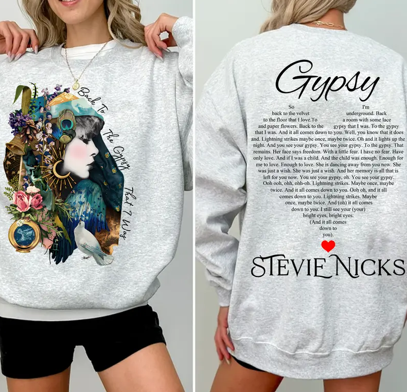 Don't Be A Lady Be A Legend T-shirt, Back To The Gypsy What I Was Shirt, Stevie Gypsy Lyric Shirt, Stevie Tee Shirt, Nicks Sweatshirt, Gift For Fan Stevie Nicks Shirt, Stevie Sweatshirt, Gypsy Lyric Shirt, Gift For Music Lovers