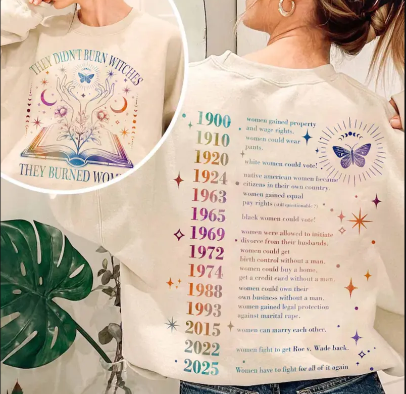They Didn't Burn Witches They Burned Women Shirt, Mystical Activist, Women Empowerment, Feminist Shirt, Pro Choice Shirt, Women Rights Shirt 2025