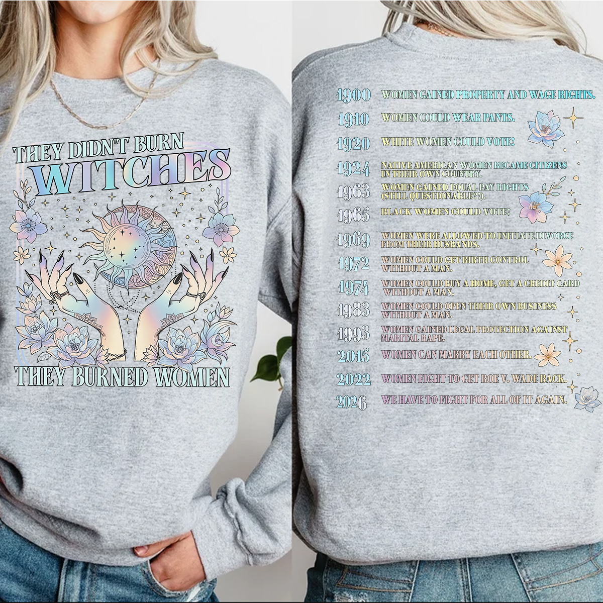 They Didn't Burn Witches They Burned Women 2026 Shirt Comfort Colors, Feminist Witch TShirt, Bury The Patriarchy Tee, Women's Rights Gift