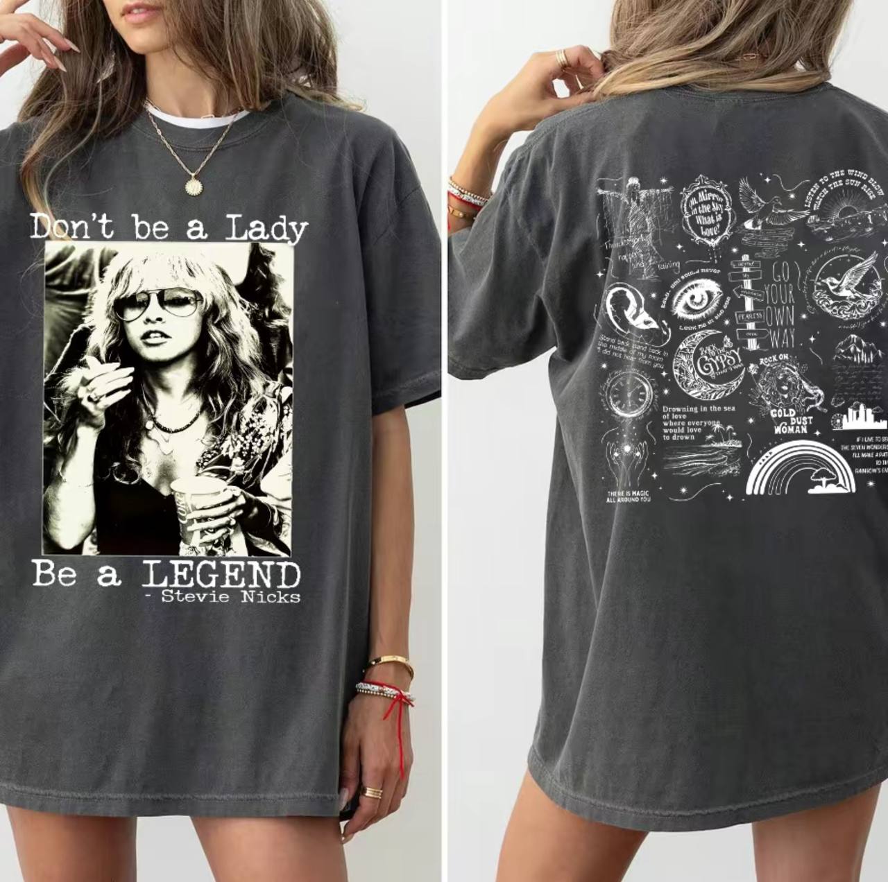 Tracklist Stevie Nicks 2 Sides Newest Shirt Sweatshirt Hoodie, Silver Springs Shirt, Gifts For Her